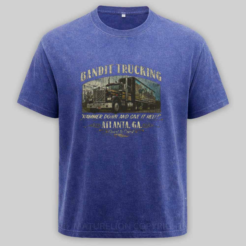 Maturelion Bandit Trucking 1977 Washed T-shirt