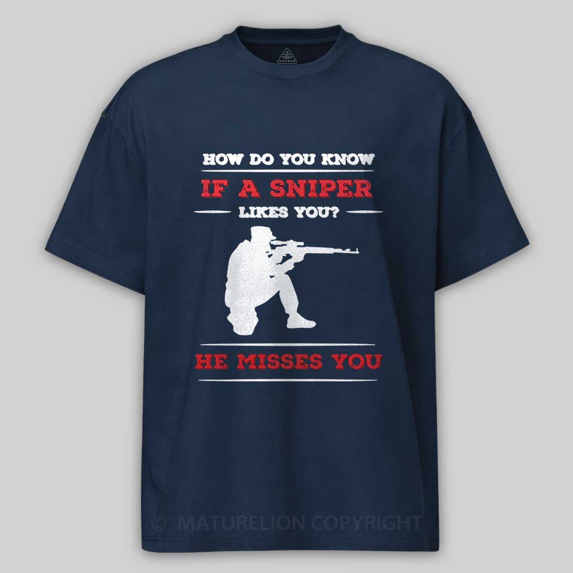 Maturelion Men's T-Shirt Shotgun Gun and Funny Shooting and Skeet Shooting Quote T-Shirt