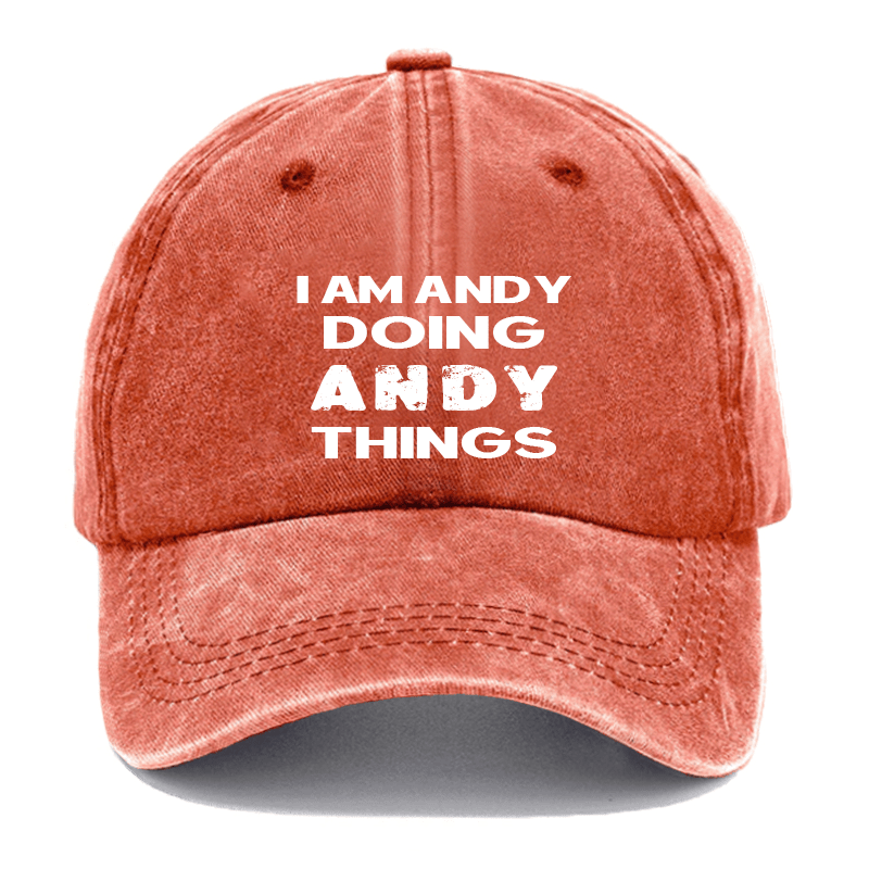 I Am Andy Doing Andy Things Cap-Maturelion