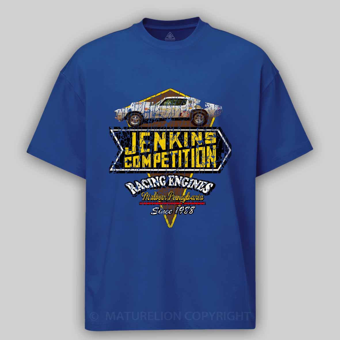 Maturelion JENKINS COMPETITION RACING ENGINES // 1955 VINTAGE Cotton T-shirt