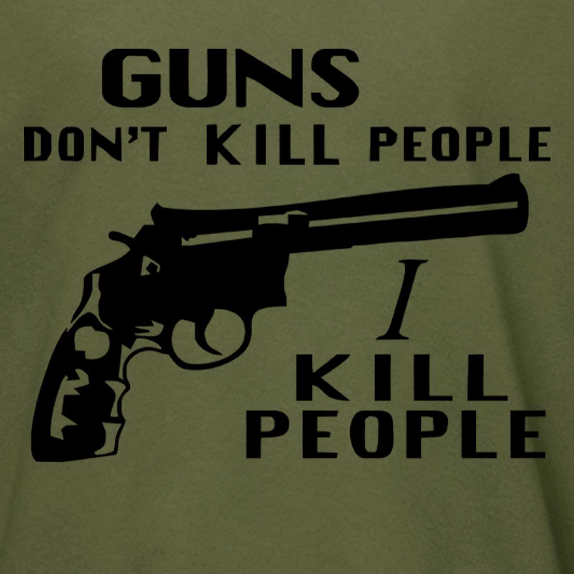 Maturelion Happy Gilmore - Guns Don't Kill People, I Kill People  Cotton T-shirt