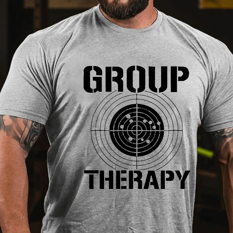 Maturelion Group Therapy Unisex Cotton T-shirt (Free Customization)