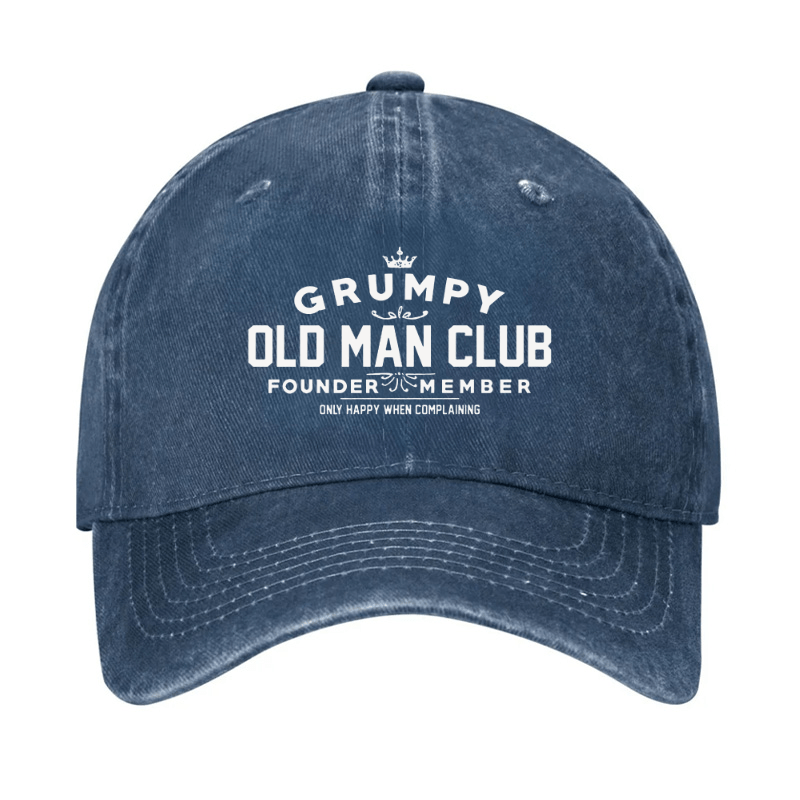 Grumpy Old Man Club Cap (Free Customization)-Maturelion