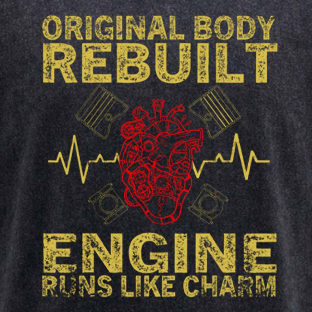 Maturelion Original Body Rebuilt Engine Runs Like A Charm Transplant Washed T-shirt