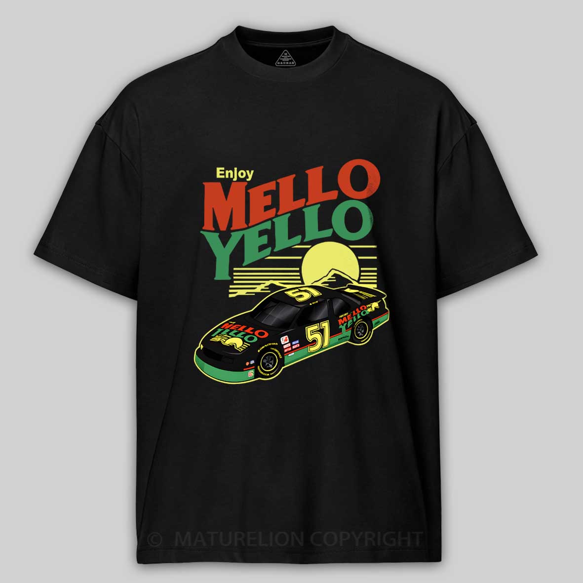 Maturelion Cole Trickle Mello Yello Car Cotton T-shirt