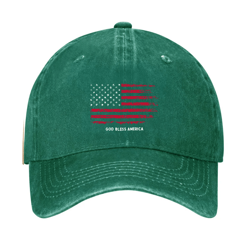 USA Flag God Bless America Cap-Maturelion