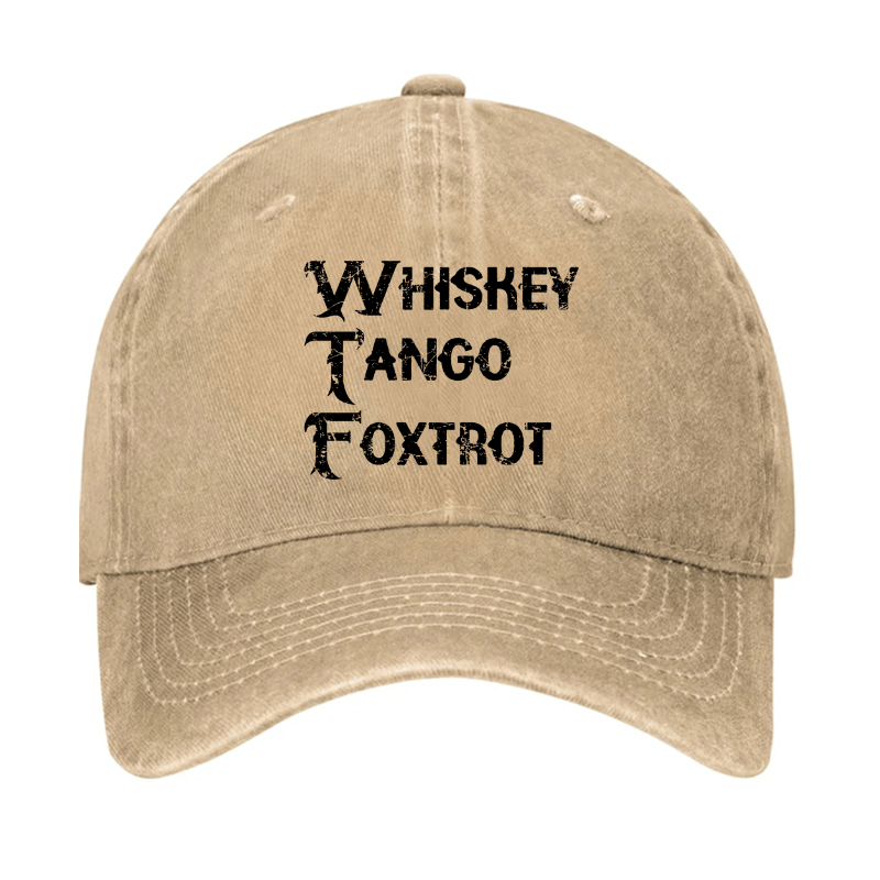 WTF - Whiskey Tango Foxtrot Cap (Free Customization)-Maturelion