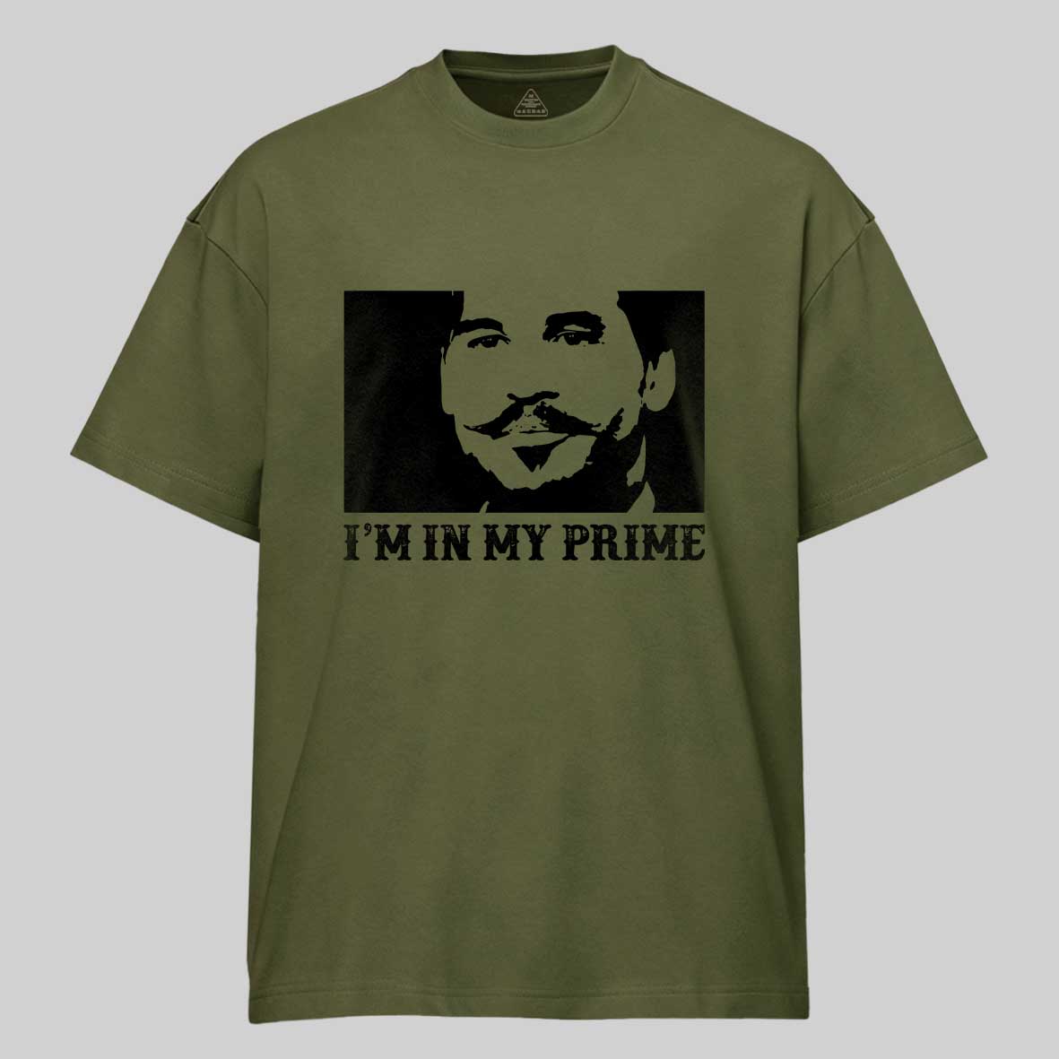 Maturelion Doc Holiday: "I'm In My Prime." Cotton T-shirt
