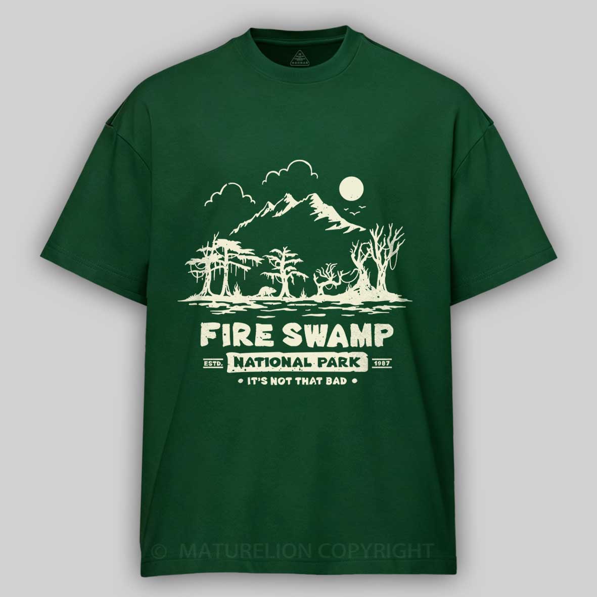 Maturelion Fire Swamp National Park Cotton T-shirt