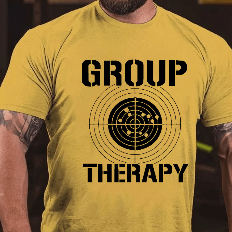 Maturelion Group Therapy Unisex Cotton T-shirt (Free Customization)