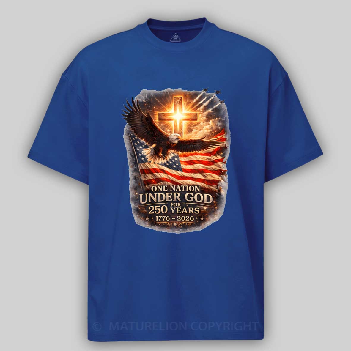 Maturelion Usa 250Th Anniversary Patriotic 4Th Of July T-shirt 