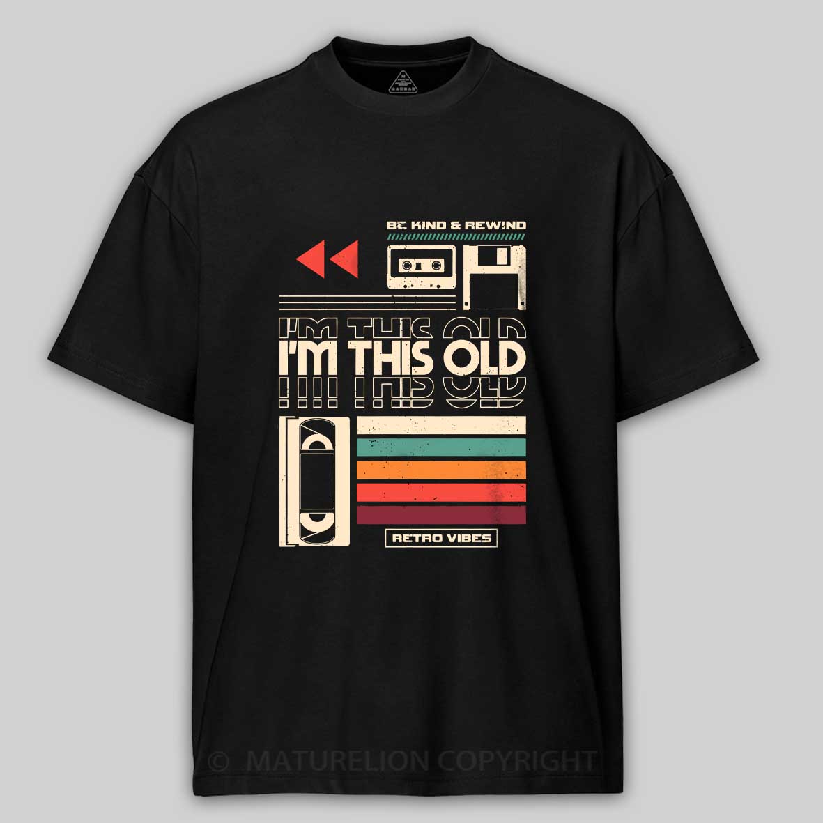 Maturelion I'm This Old V2 Cotton T-shirt