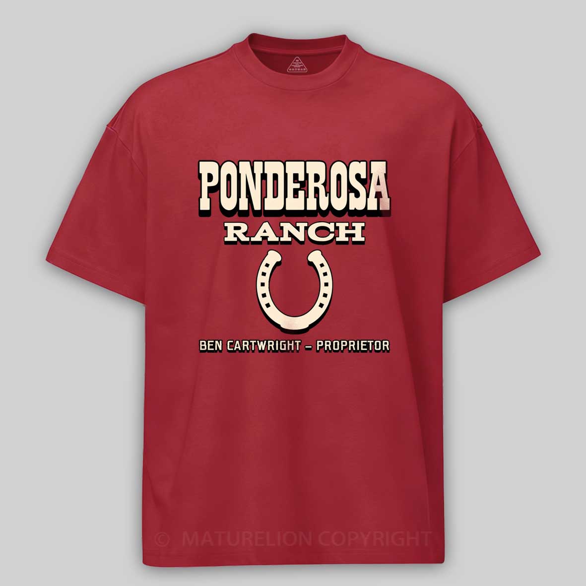 Maturelion Ponderosa Ranch Funny Movie T-shirt
