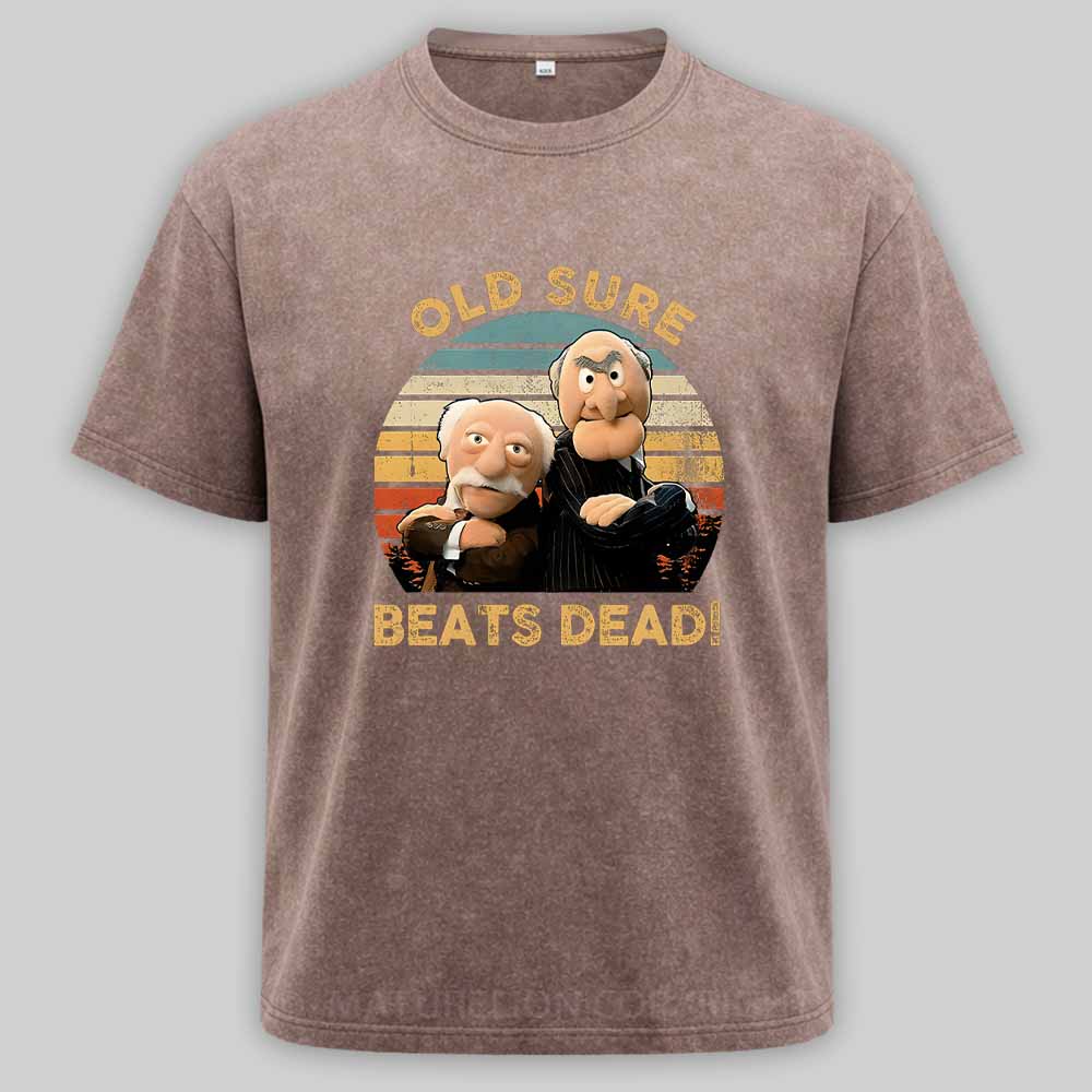 MaturelionOld Retro Vintage 80s Washed T-shirt