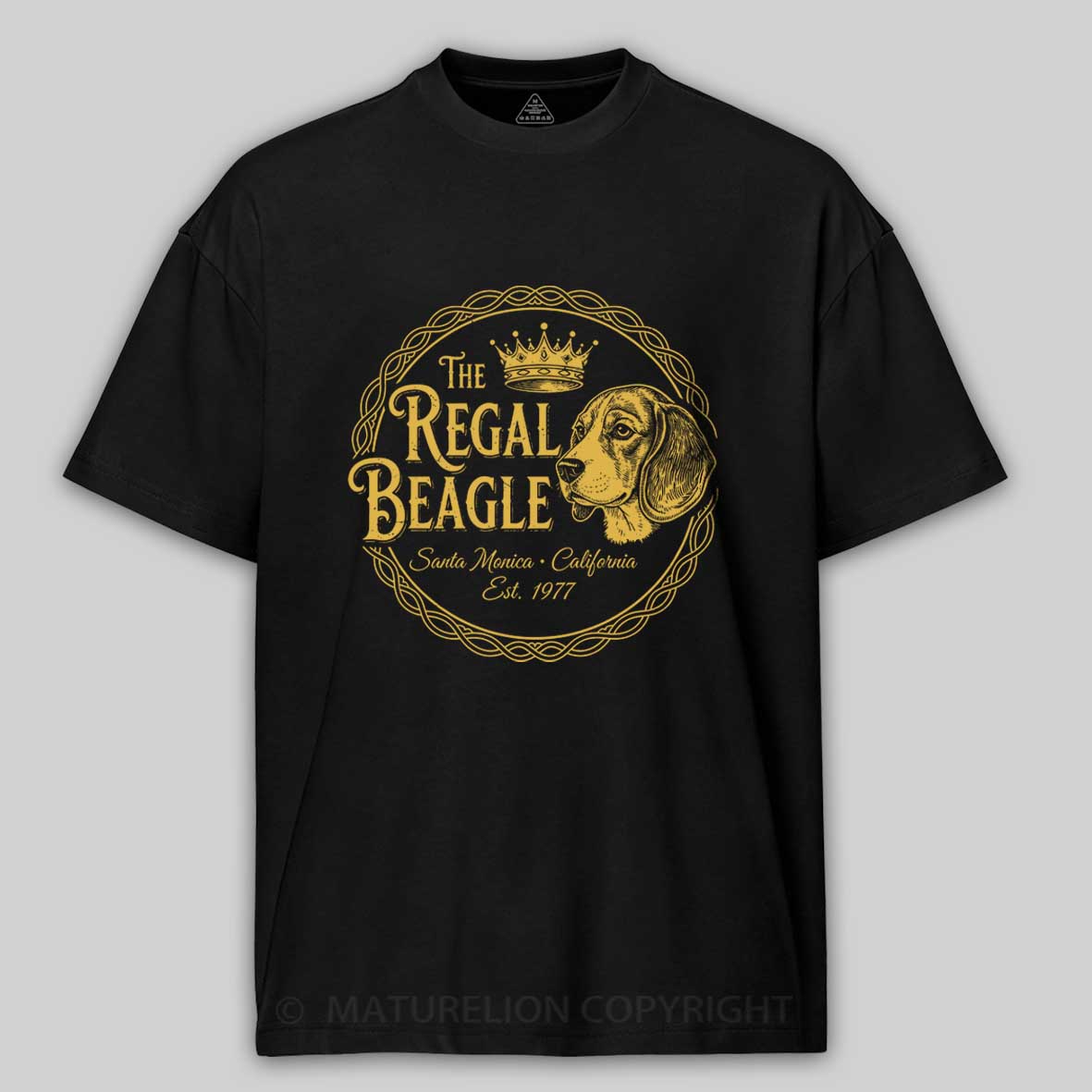 Maturelion Regal Beagle Lounge 1977 Worn Cotton T-shirt