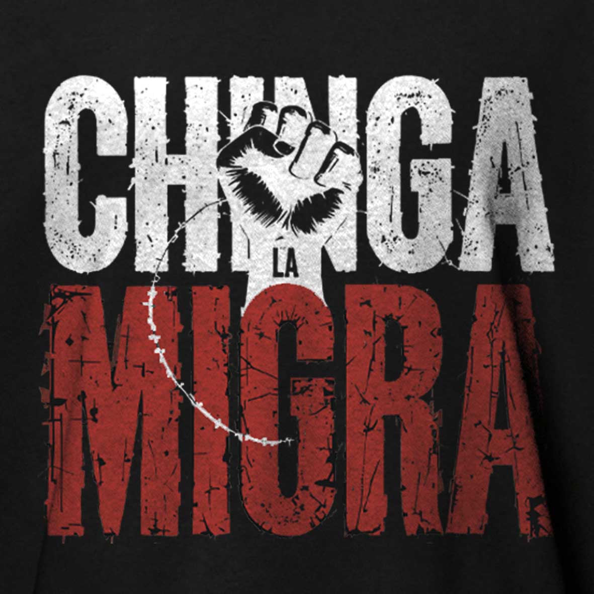 Maturelion Chinga La Migra Anti-ICE Cotton T-shirt
