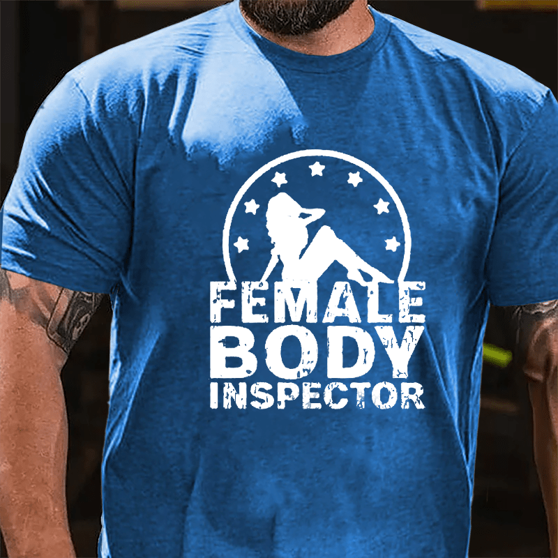 Female Body Inspector Cotton T-shirt-Maturelion