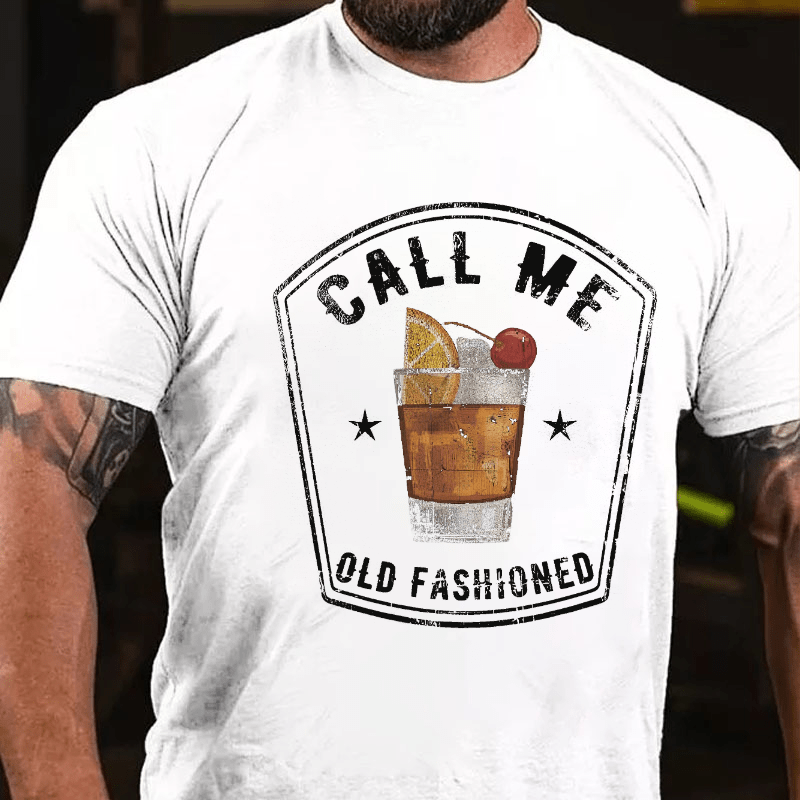 Call Me Old Fashioned Cotton T-shirt-Maturelion