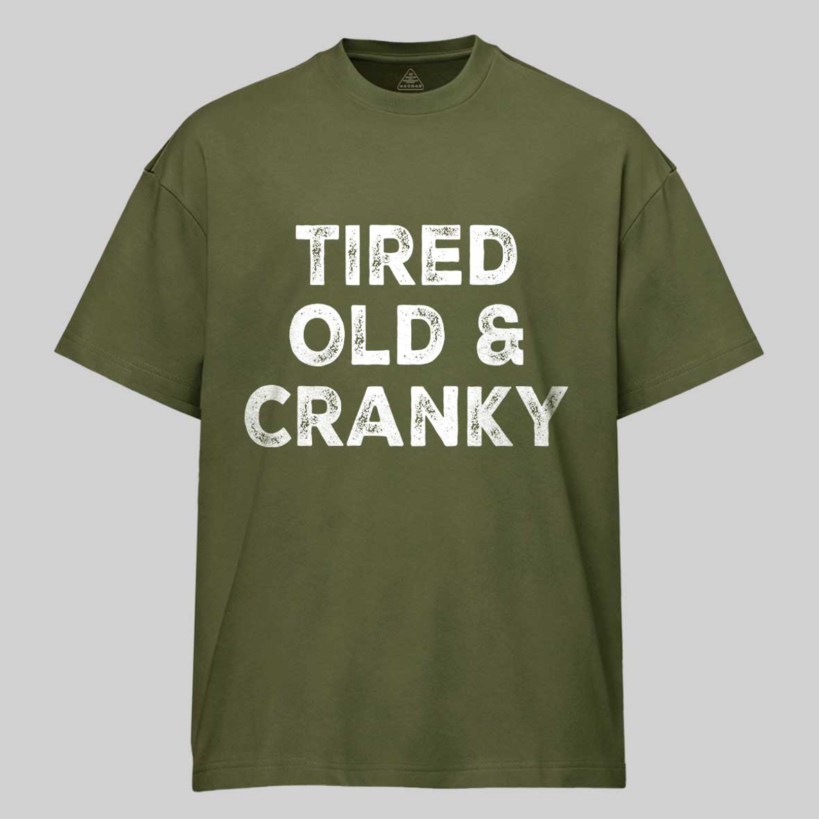Maturelion Tired Old and Cranky Cotton T-shirt