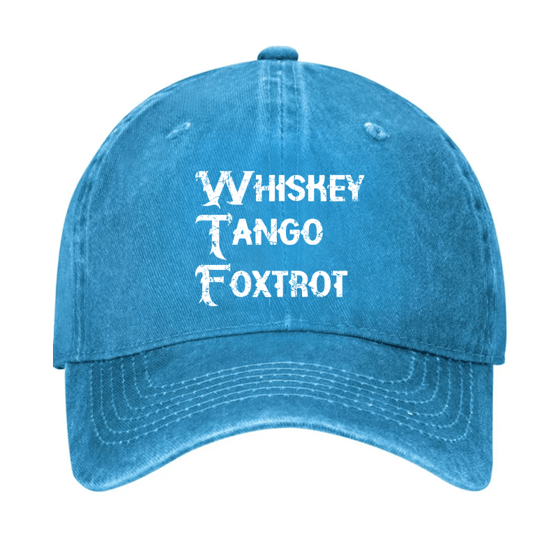 WTF - Whiskey Tango Foxtrot Cap (Free Customization)-Maturelion