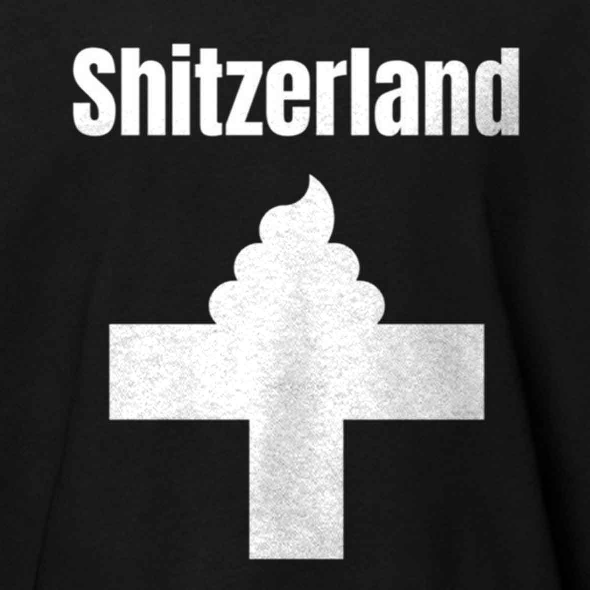 Maturelion Shitzerland Dad Joke Pun Cotton T-shirt