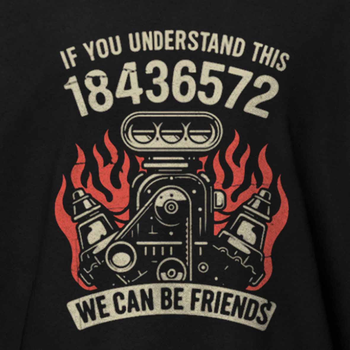 Maturelion 1-8-4-3-6-5-7-2-Firing-Order Cotton T-shirt