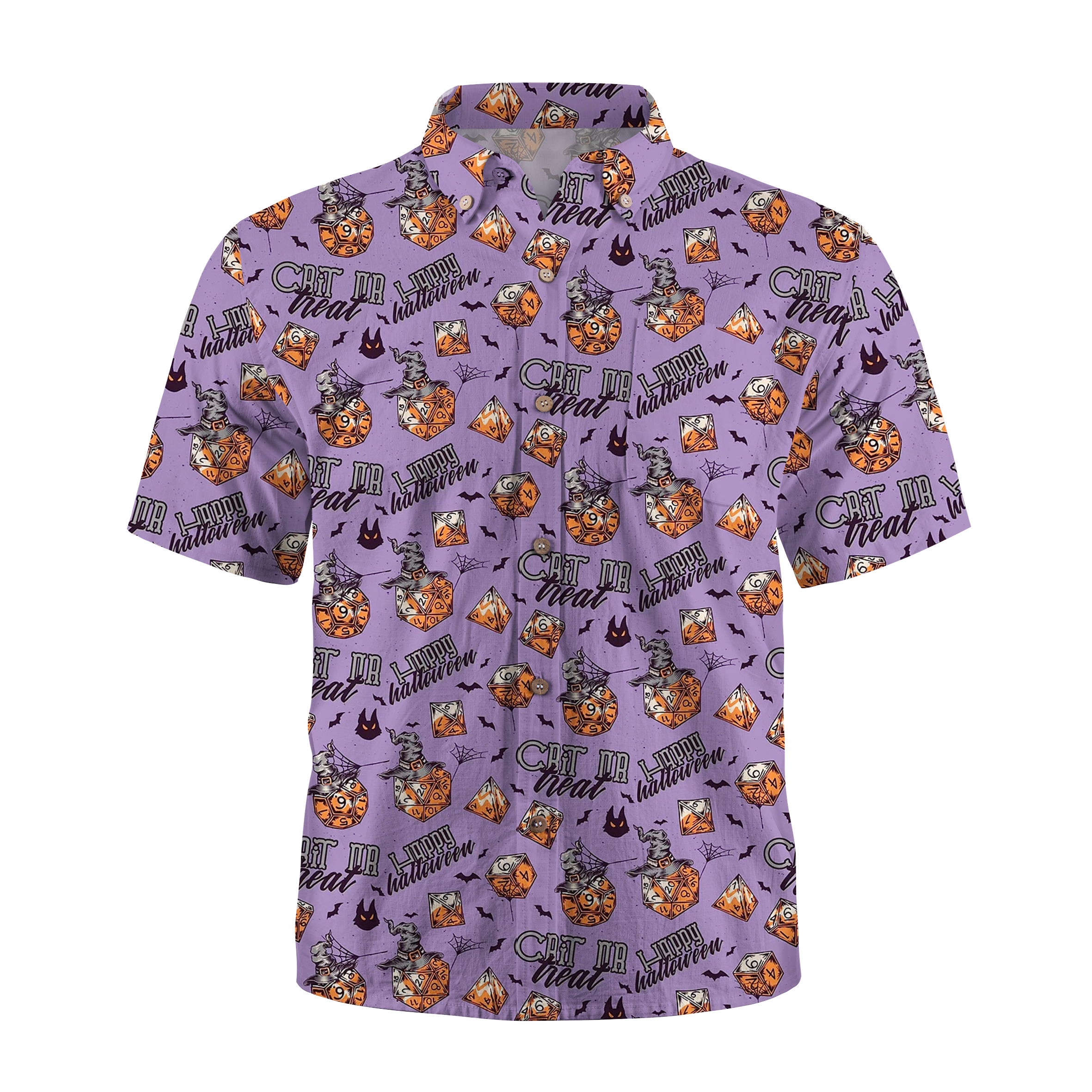 Maturelion D20 dice Halloween Hawaiian Shirt