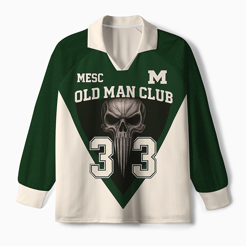 Maturelion Old Man Club Long Sleeve Soccer Jersey