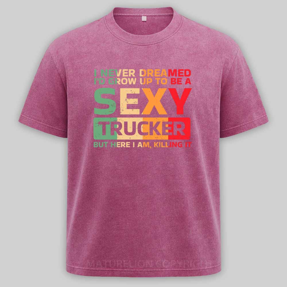 Maturelion trucker Washed T-shirt