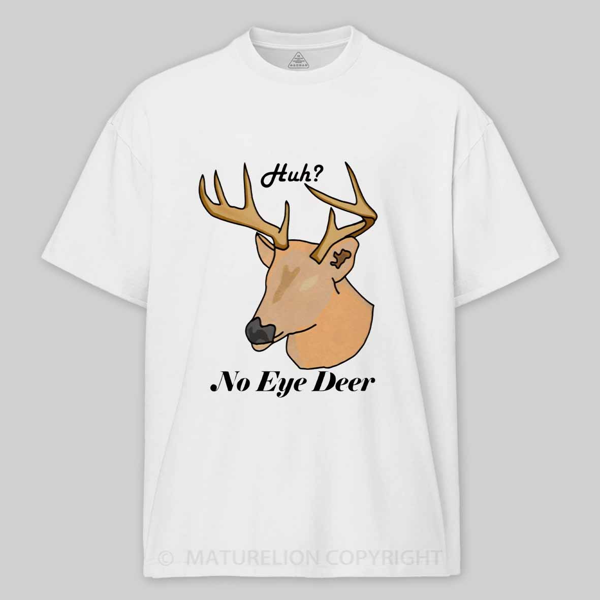 Maturelion No Eye Deer Cotton T-shirt