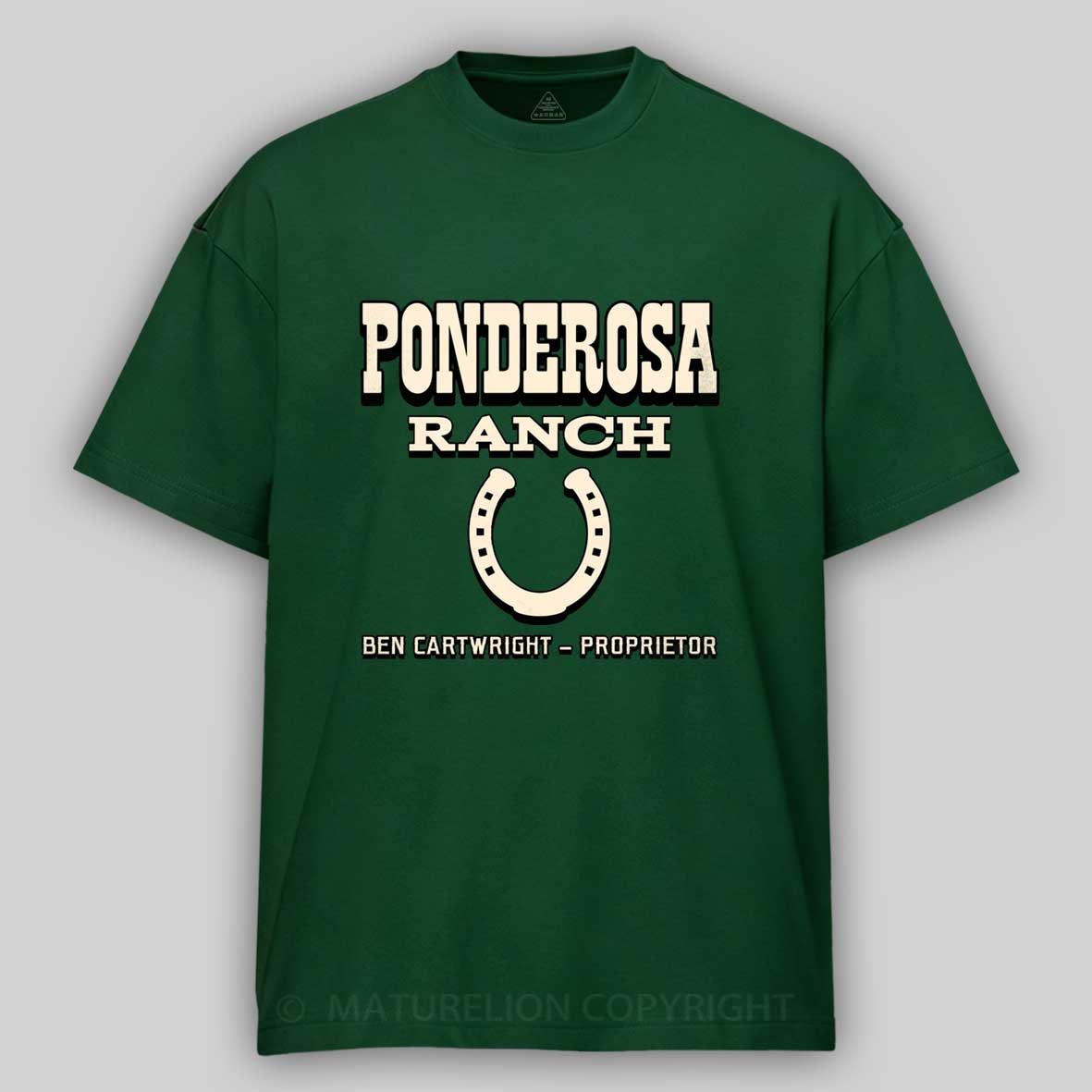 Maturelion Ponderosa Ranch Funny Movie T-shirt