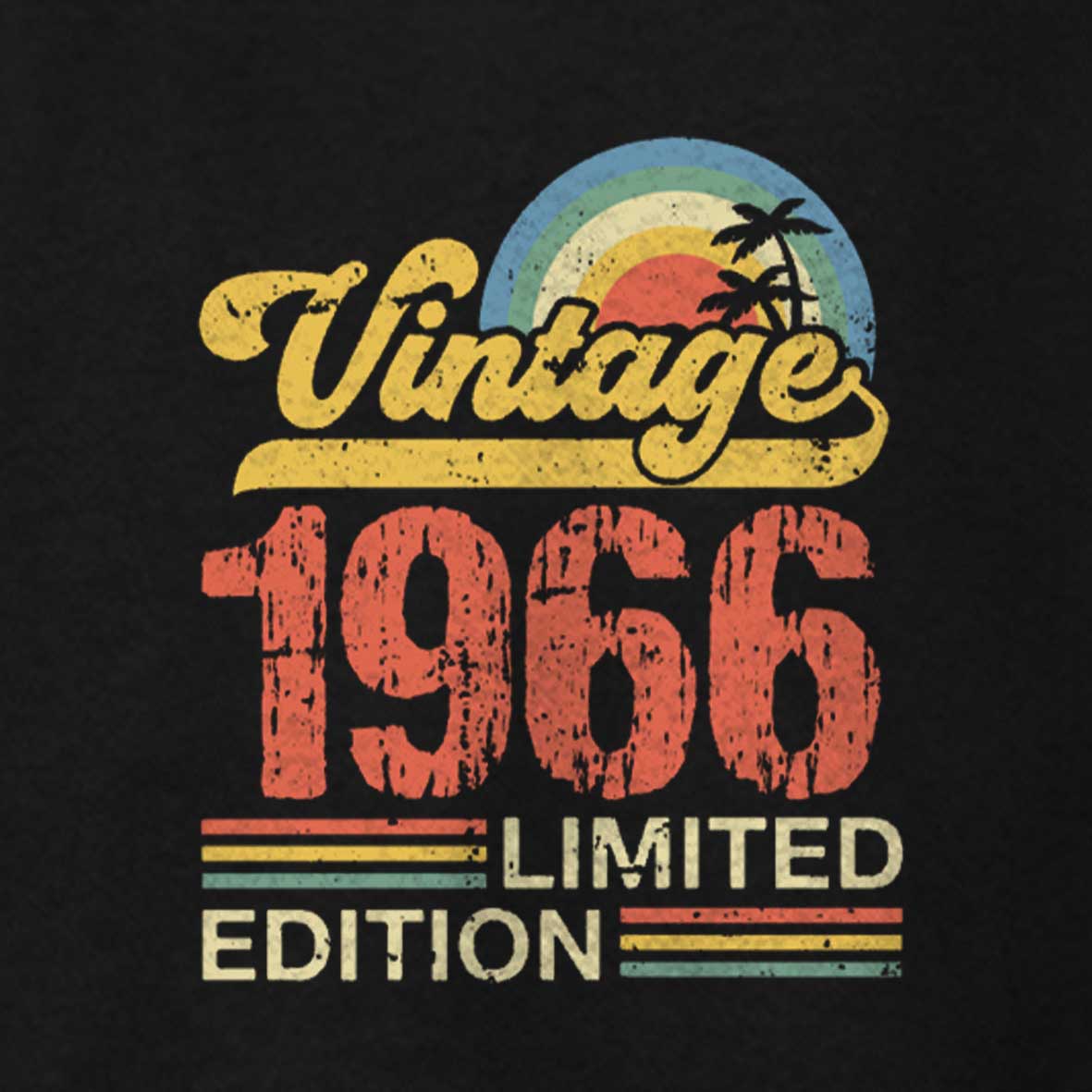 Maturelion Retro Vintage 1966 Limited Edition Cotton T-shirt