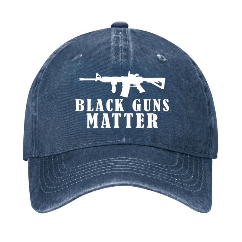 Black Guns Matter Cap (Free Customization)-Maturelion