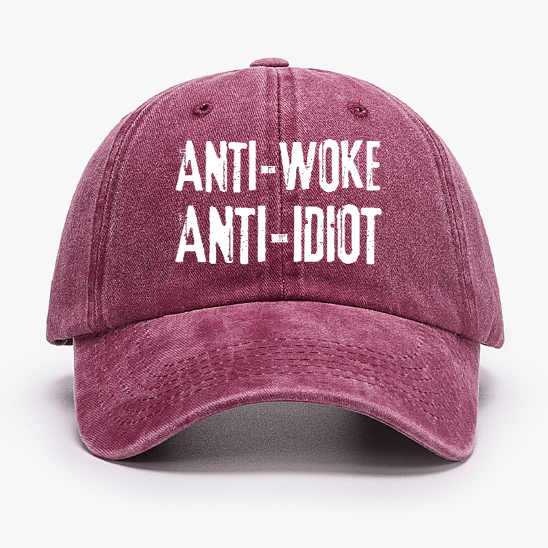Anti-Woke Anti-Idiot Funny Sarcastic Cap-Maturelion
