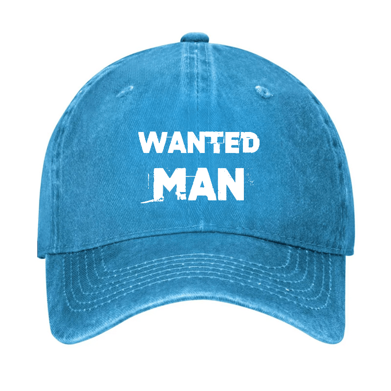 Wanted Man Funny Sarcastic Baseball Cap-Maturelion