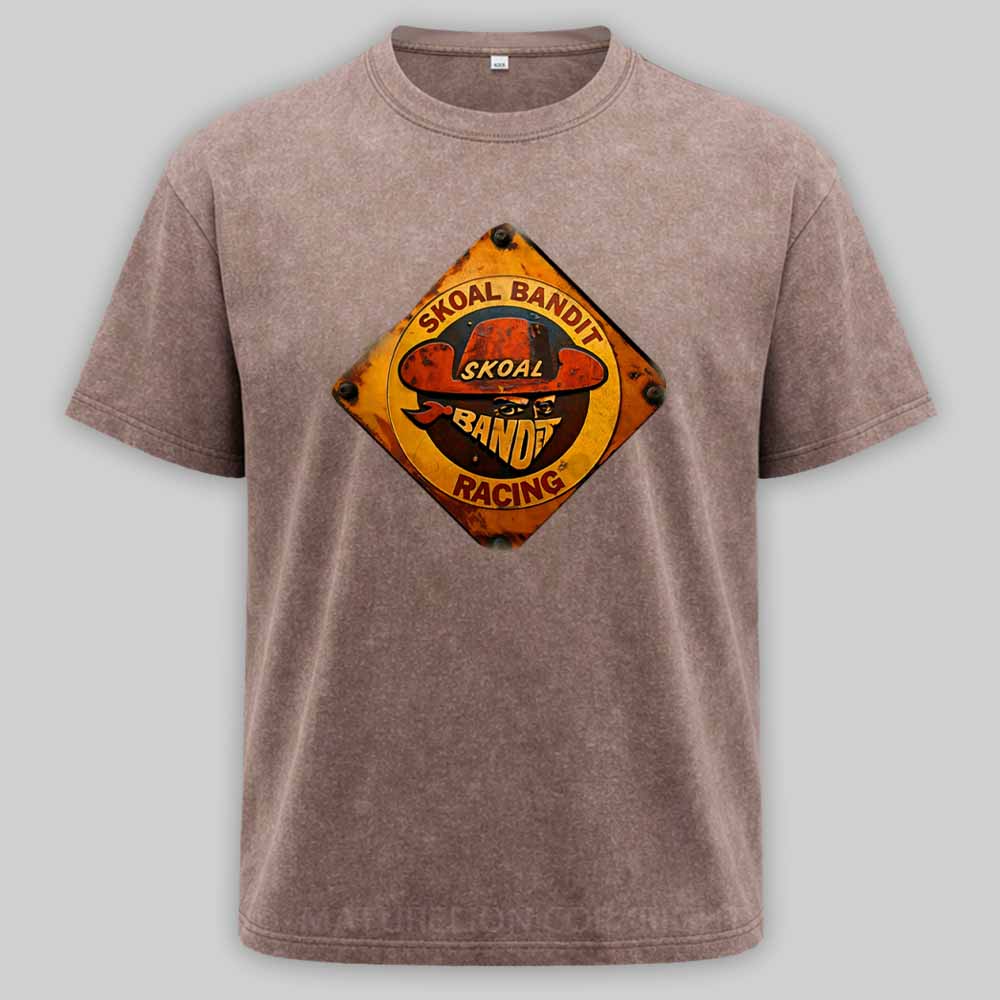 Maturelion Vintage Skoal Bandit Racing Washed T-shirt