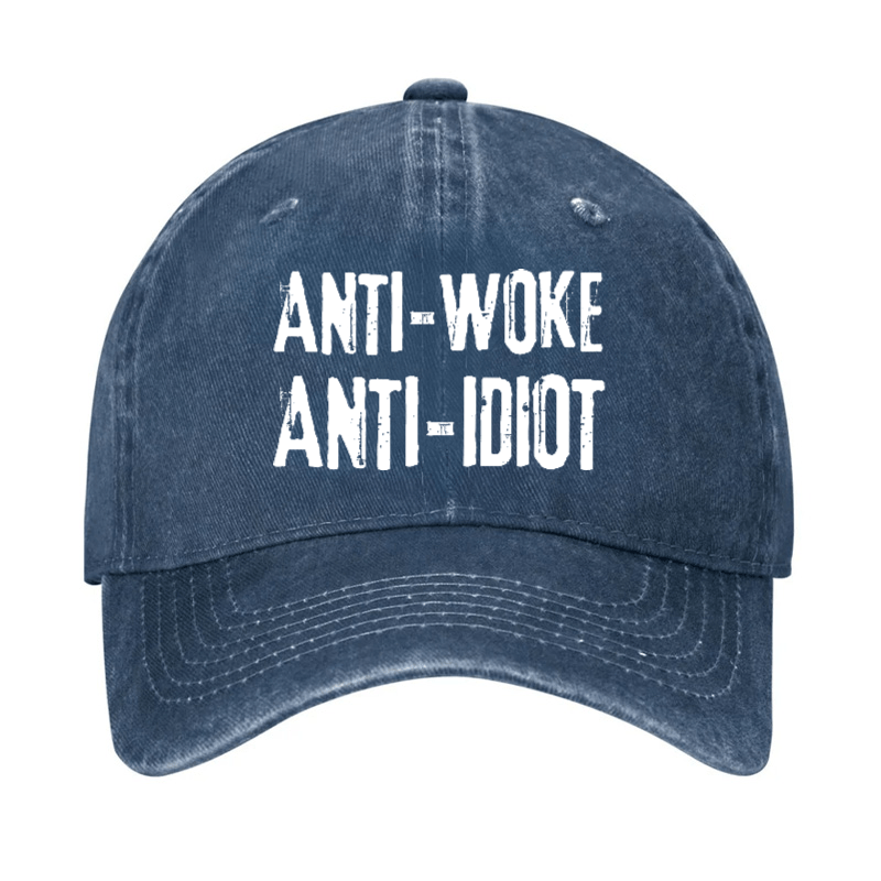 Anti-Woke Anti-Idiot Funny Sarcastic Cap-Maturelion