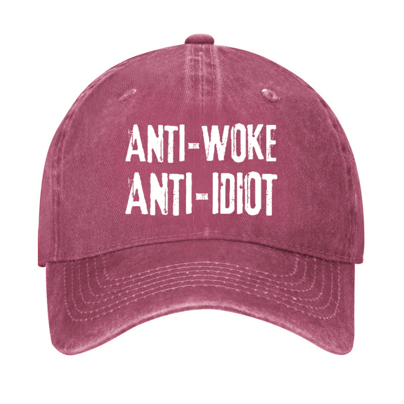 Anti-Woke Anti-Idiot Funny Sarcastic Cap-Maturelion