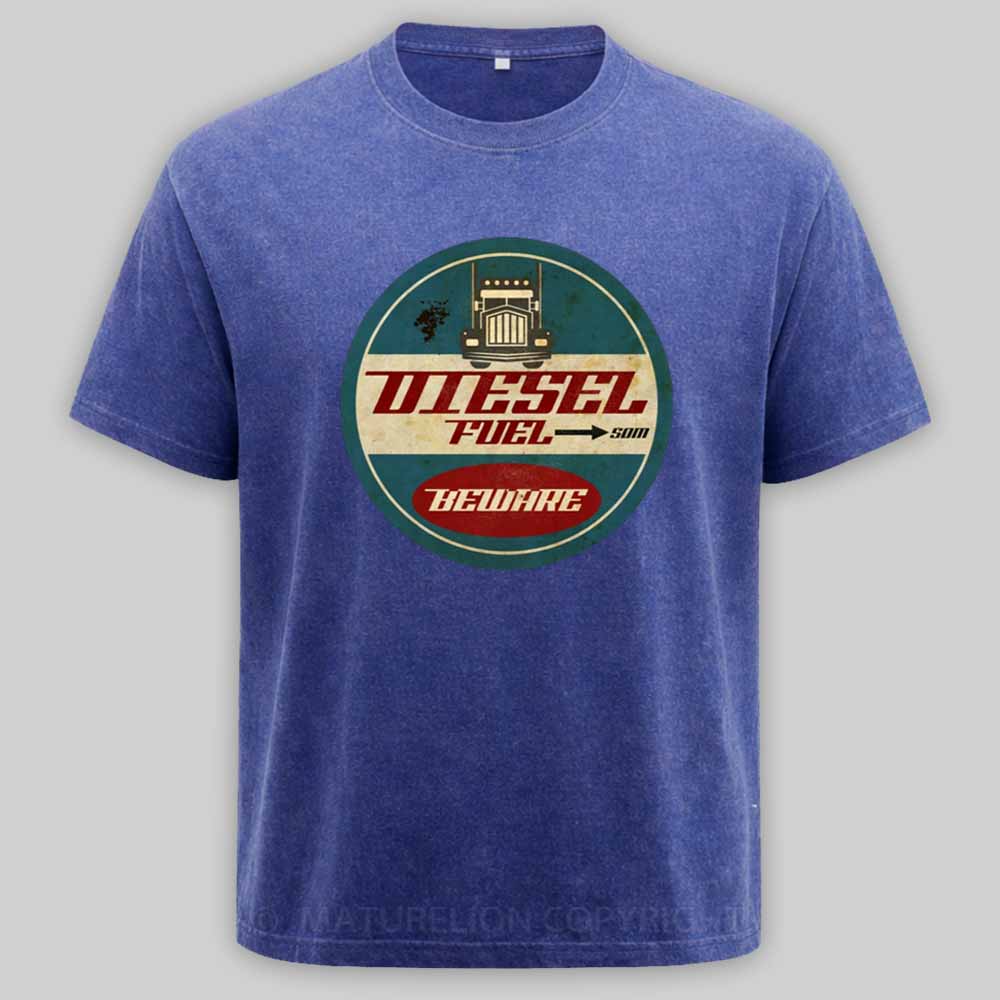 Maturelion Diesel Fuel Washed T-shirt