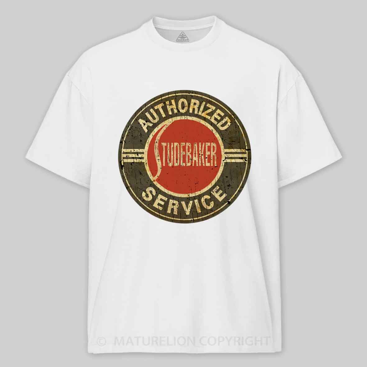 Maturelion Authorized Studebaker Service - Vintage Style Cotton T-shirt