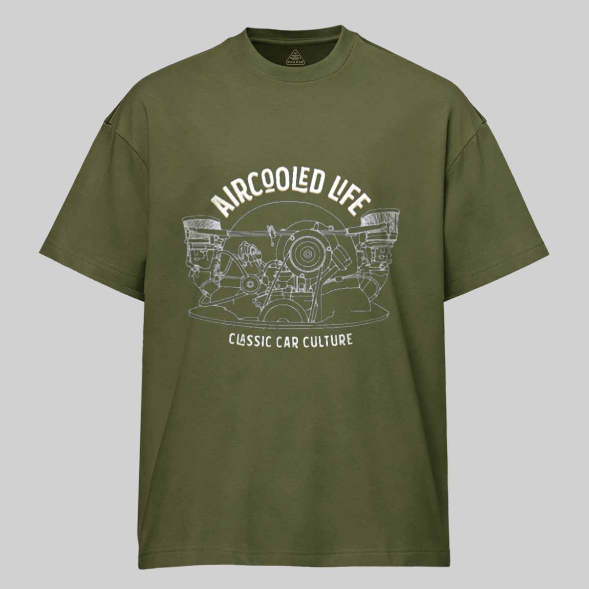 Maturelion Aircooled Life - Classic Car Culture Cotton T-shirt