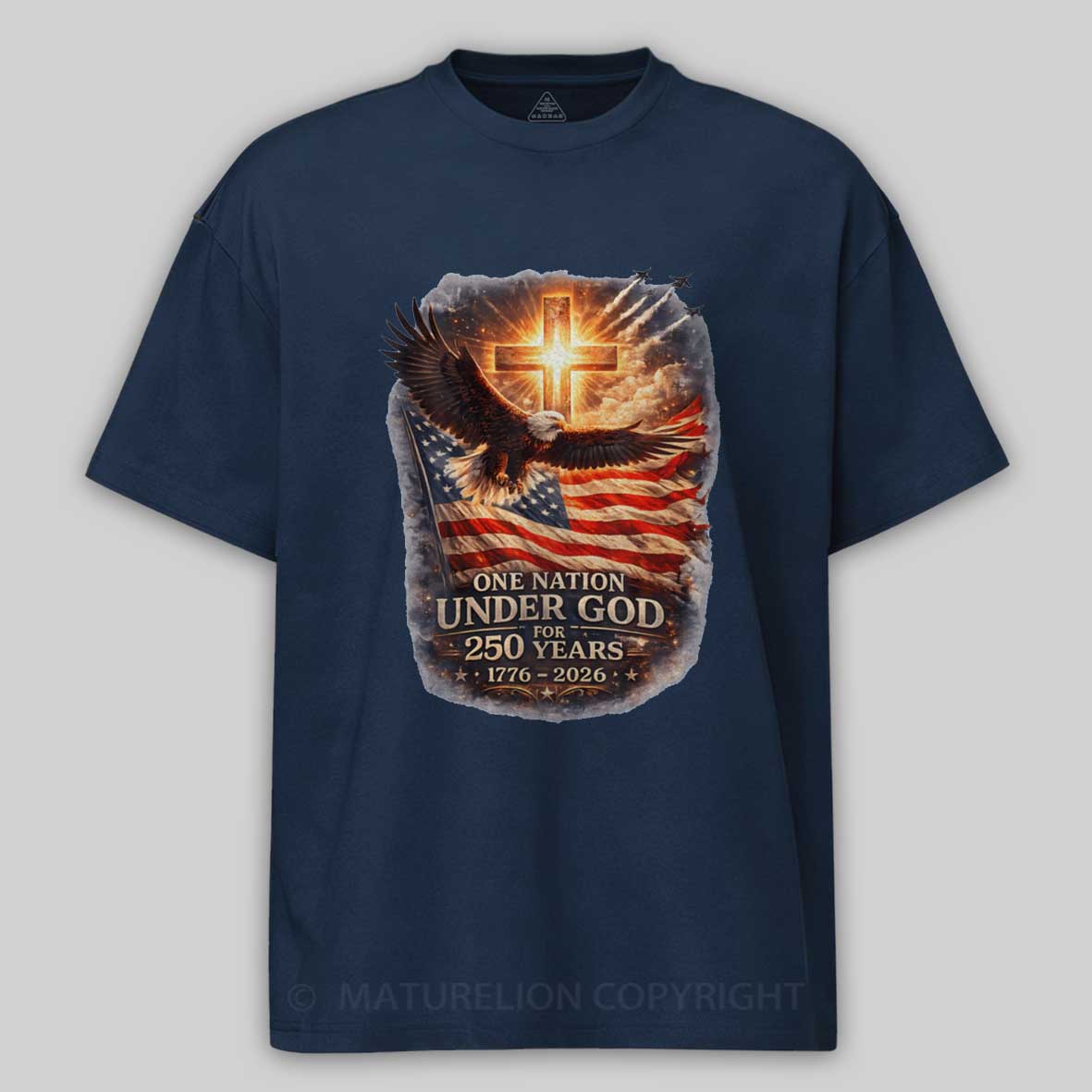 Maturelion Usa 250Th Anniversary Patriotic 4Th Of July T-shirt 