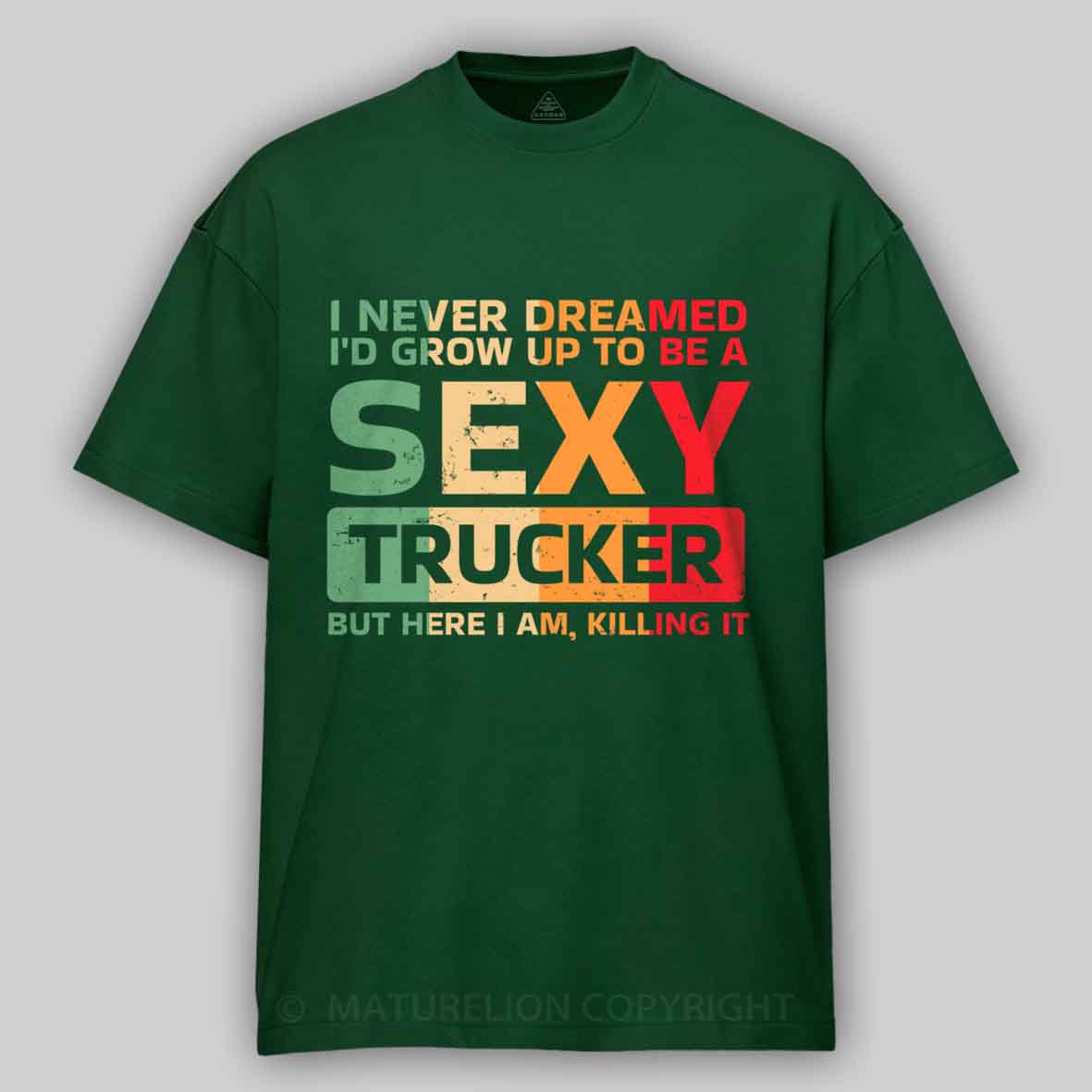 Maturelion trucker Cotton T-shirt
