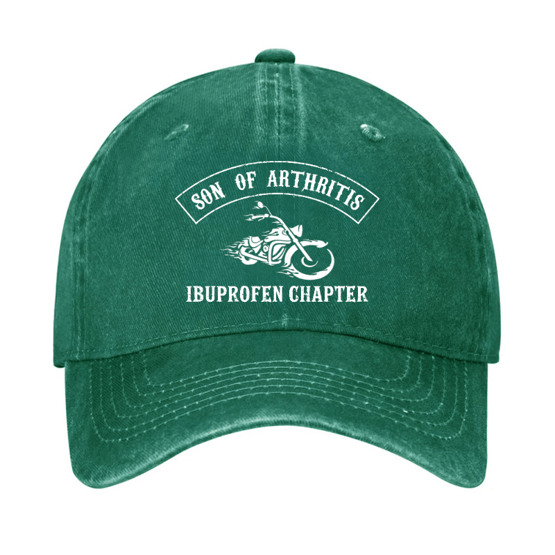 Sons Of Arthritis Ibuprofen Chapter Funny Biker Cap-Maturelion