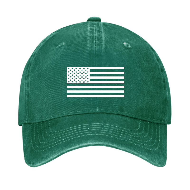 Classic American Flag Print For Men Cap-Maturelion