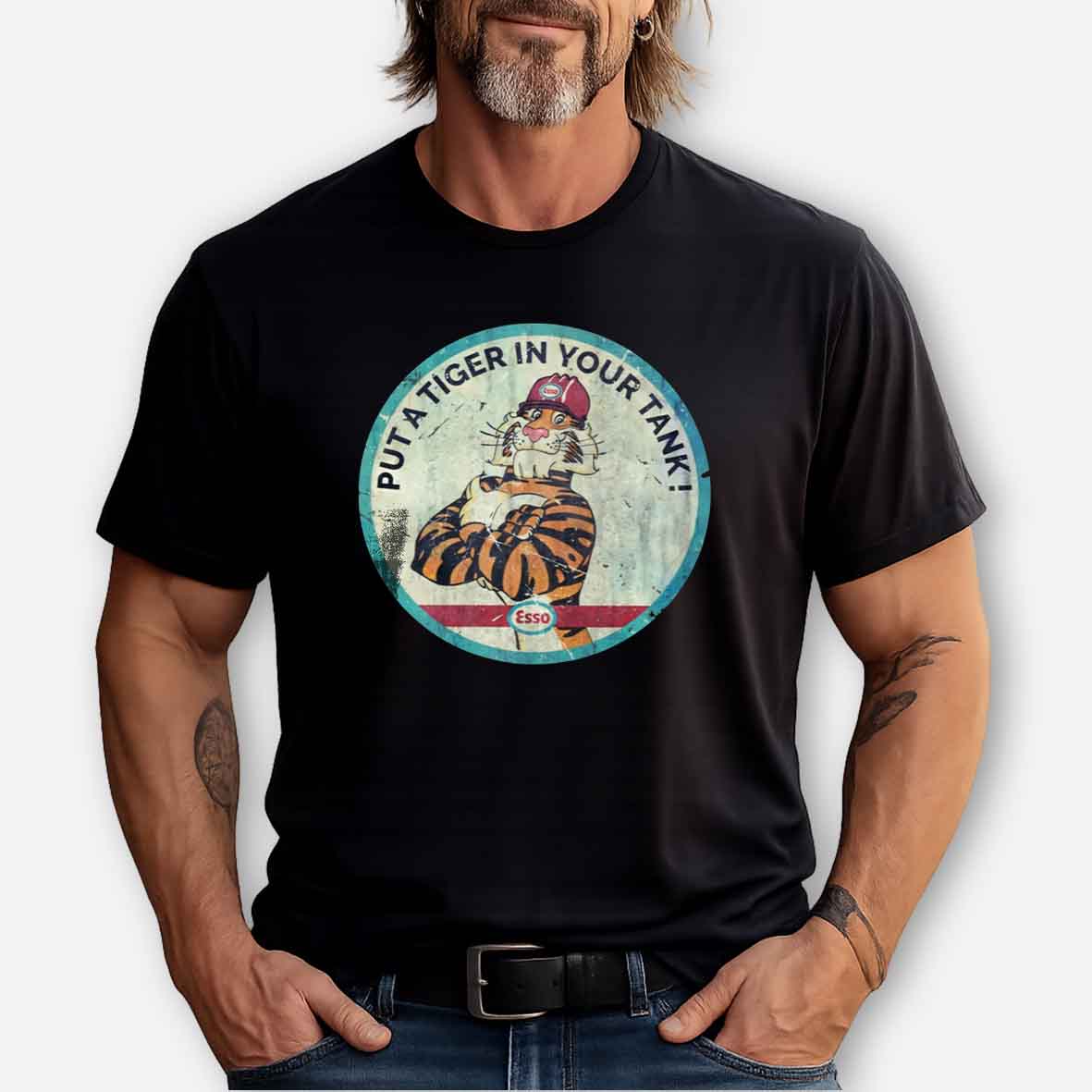 Maturelion Put a Tiger in Your Tank Cotton T-shirt