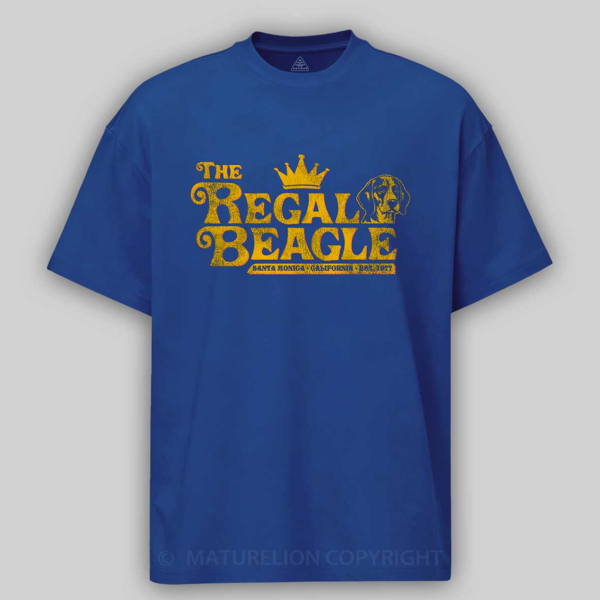 Maturelion Regal Beagle Lounge 1977 Worn Cotton T-shirt