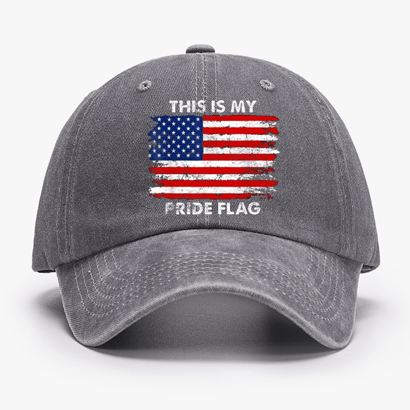This Is My Pride Flag USA Flag Print Cap-Maturelion