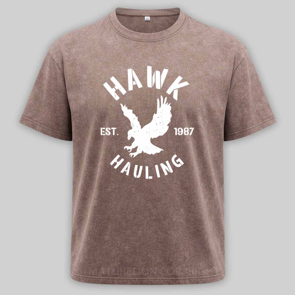 Maturelion Hawk-Hauling Washed T-shirt