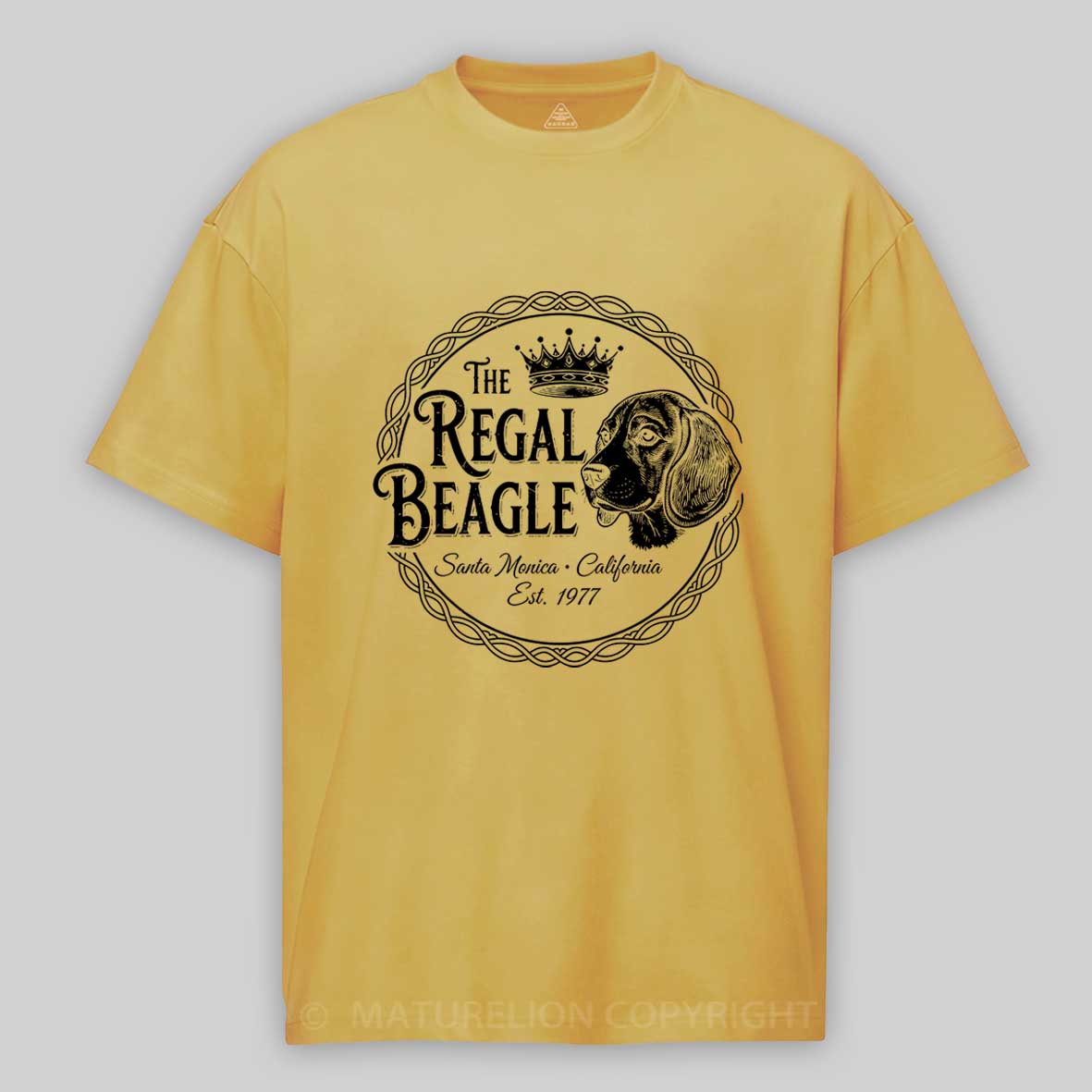 Maturelion Regal Beagle Lounge 1977 Worn Cotton T-shirt